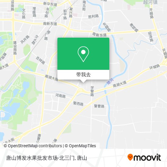 唐山博发水果批发市场-北三门地图