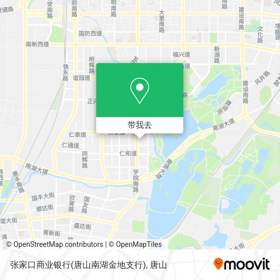 张家口商业银行(唐山南湖金地支行)地图