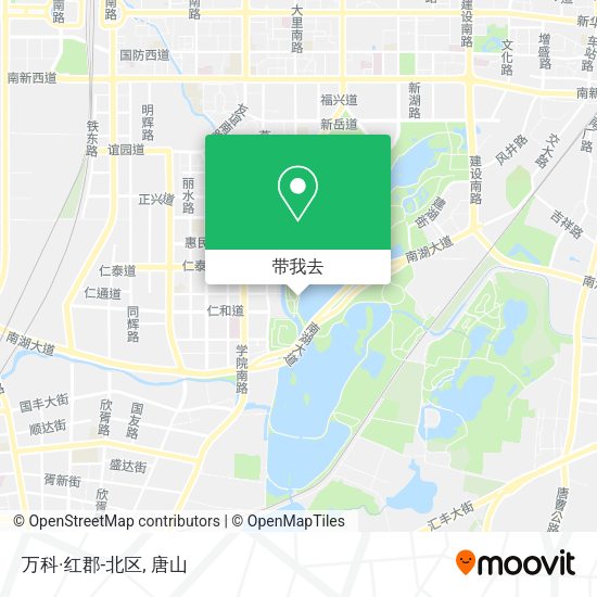 万科·红郡-北区地图