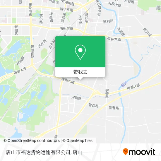 唐山市福达货物运输有限公司地图