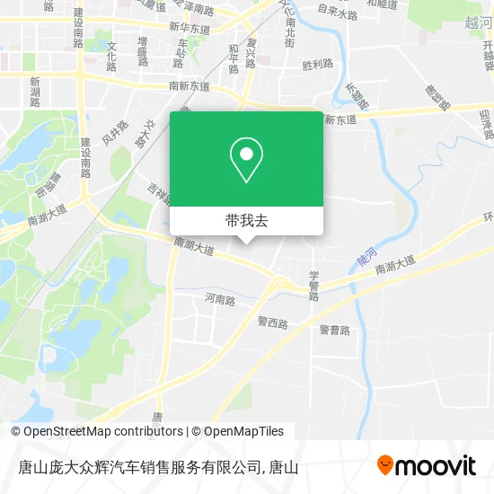 唐山庞大众辉汽车销售服务有限公司地图