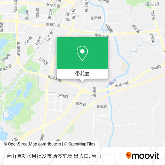 唐山博发水果批发市场停车场-出入口地图
