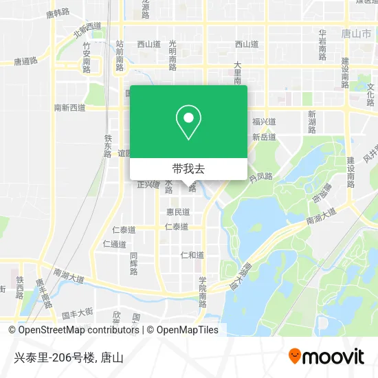 兴泰里-206号楼地图