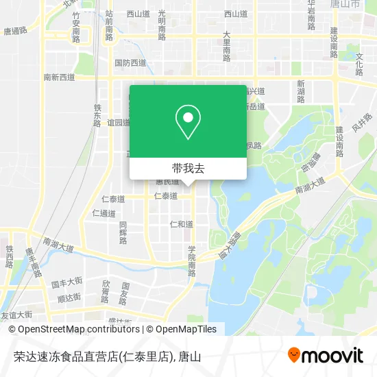 荣达速冻食品直营店(仁泰里店)地图