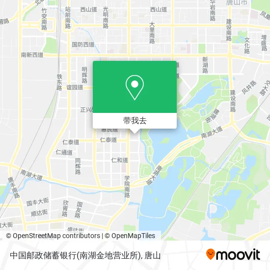 中国邮政储蓄银行(南湖金地营业所)地图