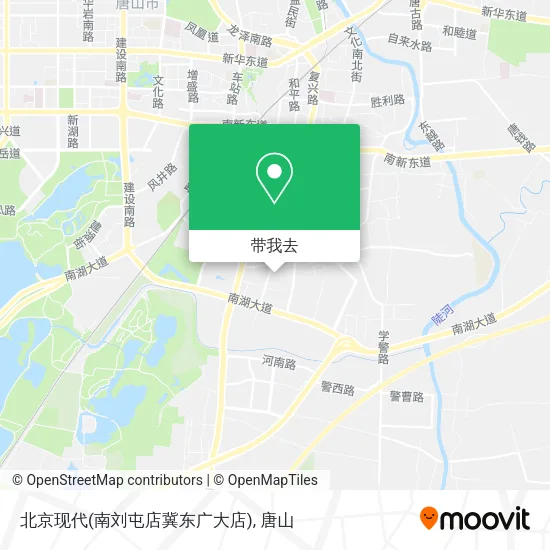 北京现代(南刘屯店冀东广大店)地图