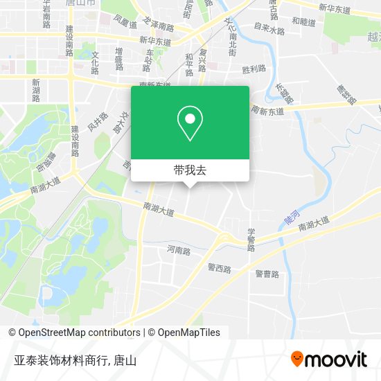 亚泰装饰材料商行地图