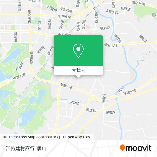 江特建材商行地图