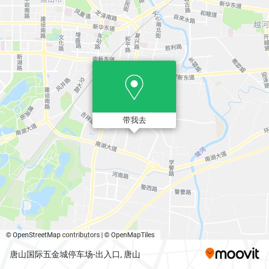 唐山国际五金城停车场-出入口地图