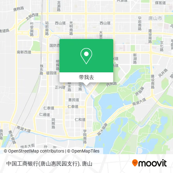中国工商银行(唐山惠民园支行)地图