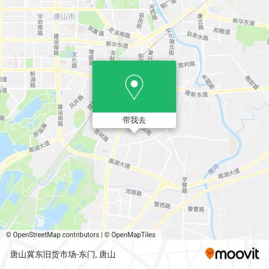 唐山冀东旧货市场-东门地图