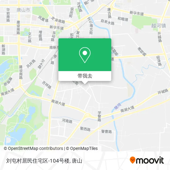 刘屯村居民住宅区-104号楼地图