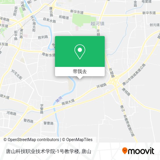 唐山科技职业技术学院-1号教学楼地图