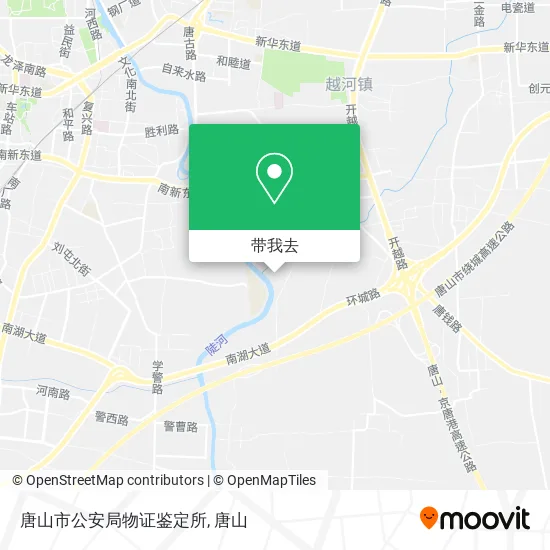唐山市公安局物证鉴定所地图