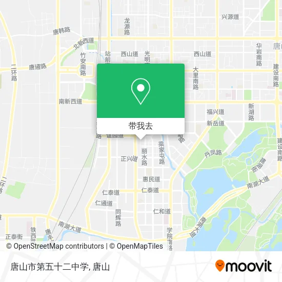 唐山市第五十二中学地图