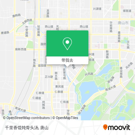千里香馄饨骨头汤地图