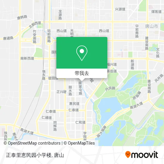 正泰里恵民园小学楼地图