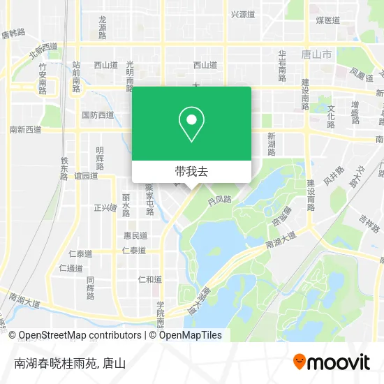 南湖春晓桂雨苑地图