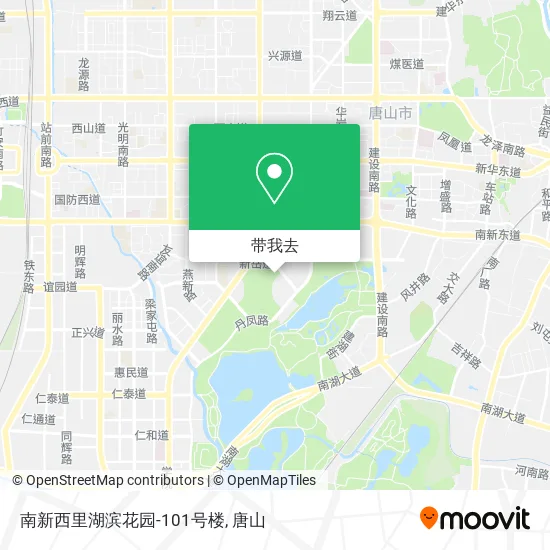 南新西里湖滨花园-101号楼地图