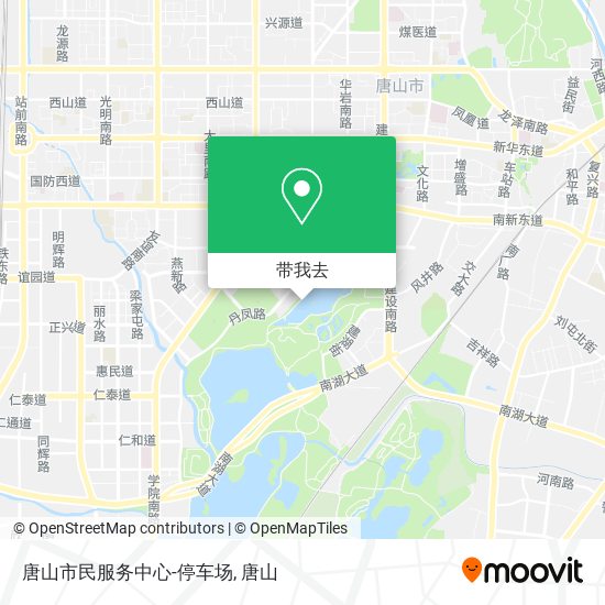唐山市民服务中心-停车场地图