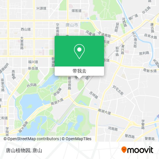 唐山植物园地图