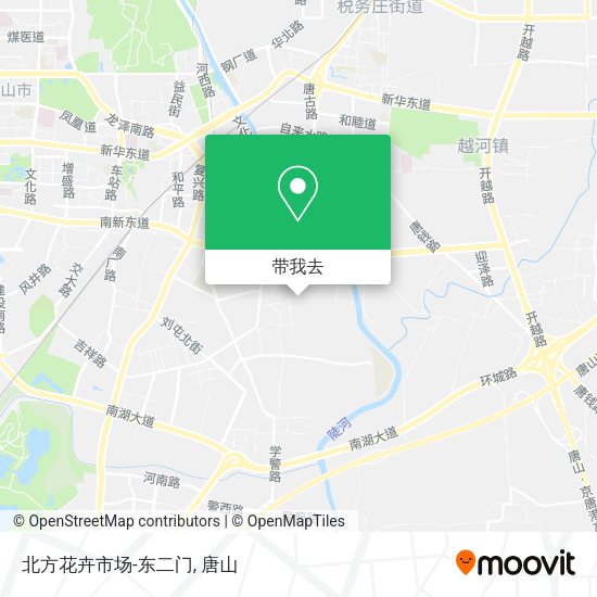 北方花卉市场-东二门地图