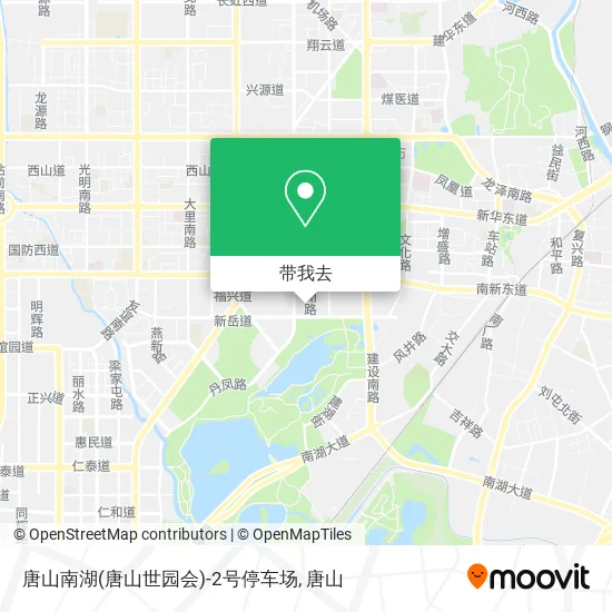 唐山南湖(唐山世园会)-2号停车场地图