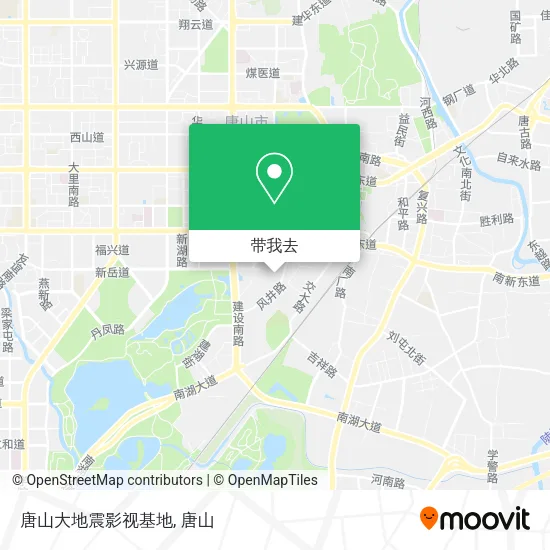 唐山大地震影视基地地图