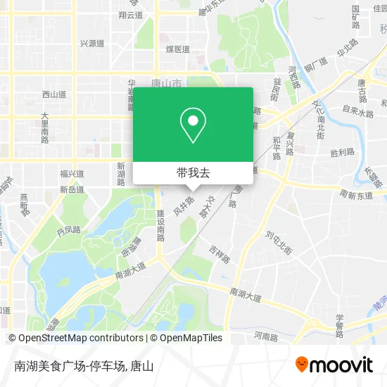 南湖美食广场-停车场地图