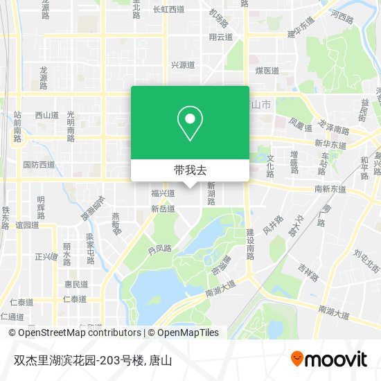 双杰里湖滨花园-203号楼地图