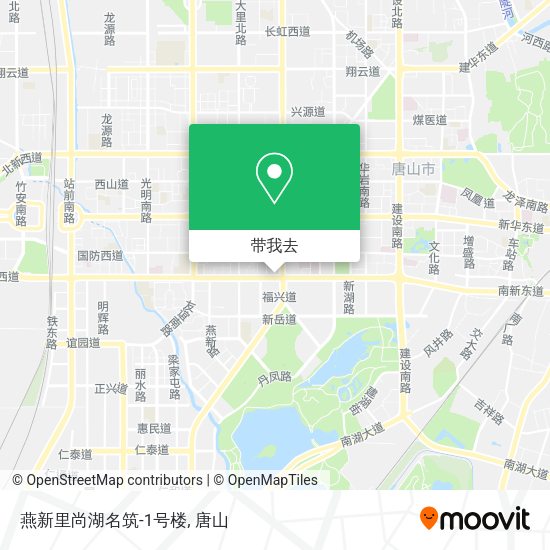 燕新里尚湖名筑-1号楼地图