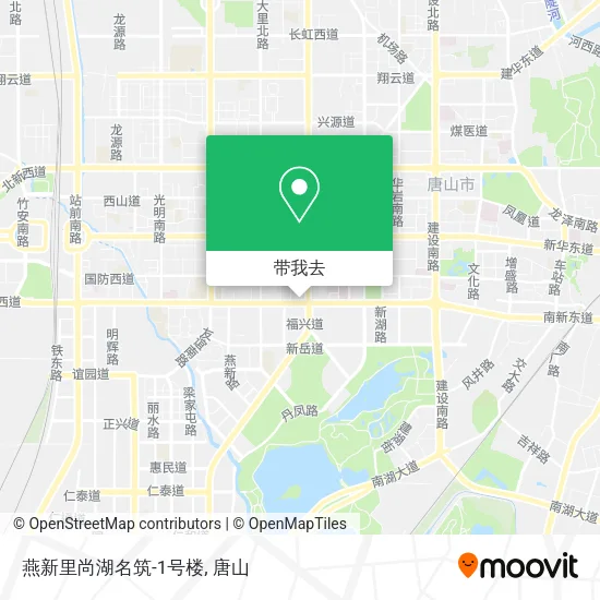 燕新里尚湖名筑-1号楼地图
