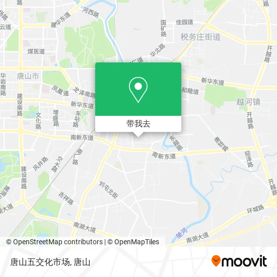 唐山五交化市场地图