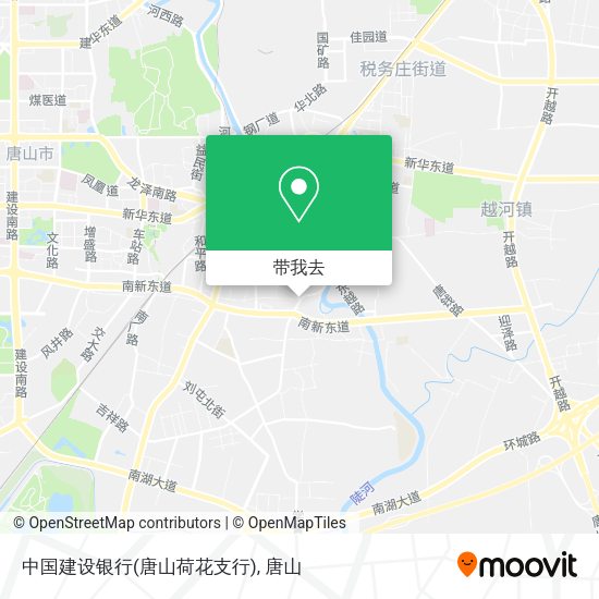 中国建设银行(唐山荷花支行)地图