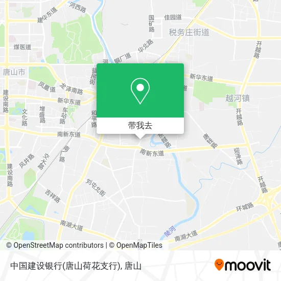 中国建设银行(唐山荷花支行)地图