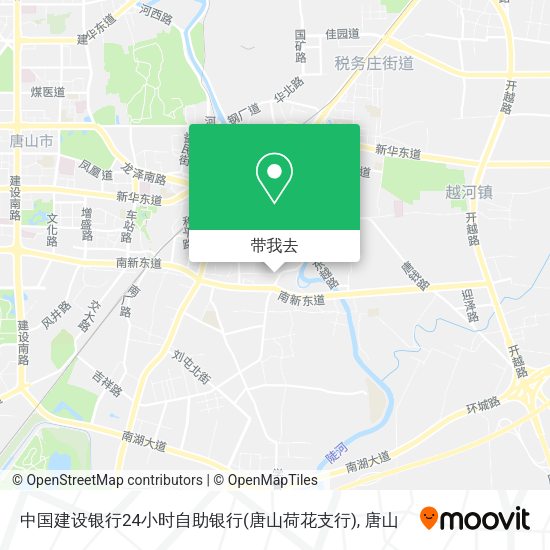 中国建设银行24小时自助银行(唐山荷花支行)地图