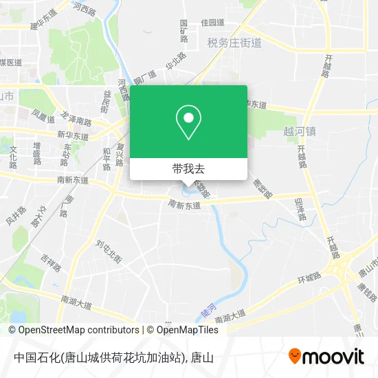 中国石化(唐山城供荷花坑加油站)地图