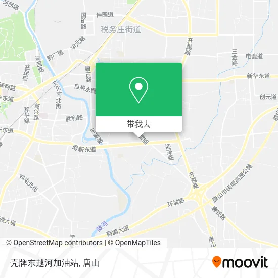 壳牌东越河加油站地图