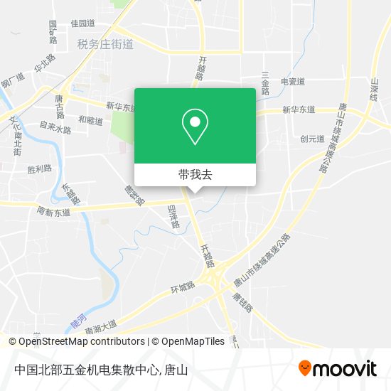 中国北部五金机电集散中心地图