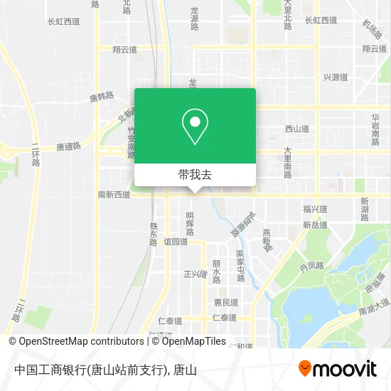 中国工商银行(唐山站前支行)地图