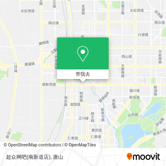 超众网吧(南新道店)地图