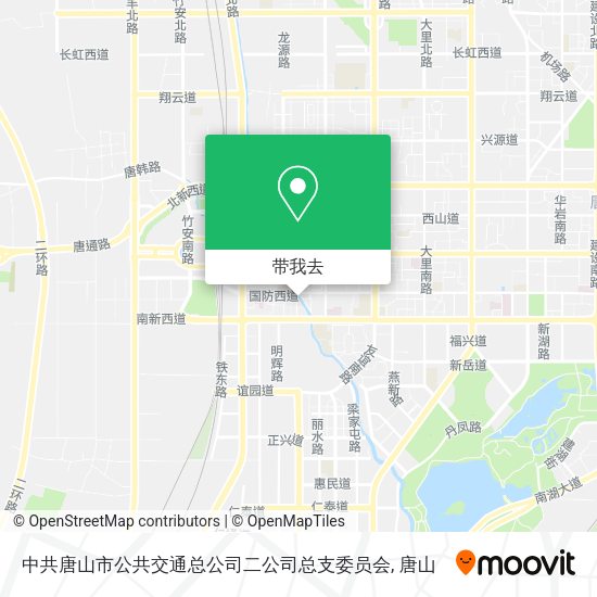 中共唐山市公共交通总公司二公司总支委员会地图