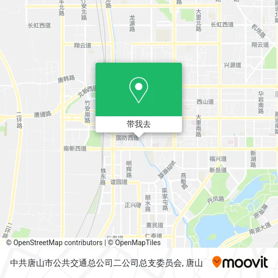 中共唐山市公共交通总公司二公司总支委员会地图