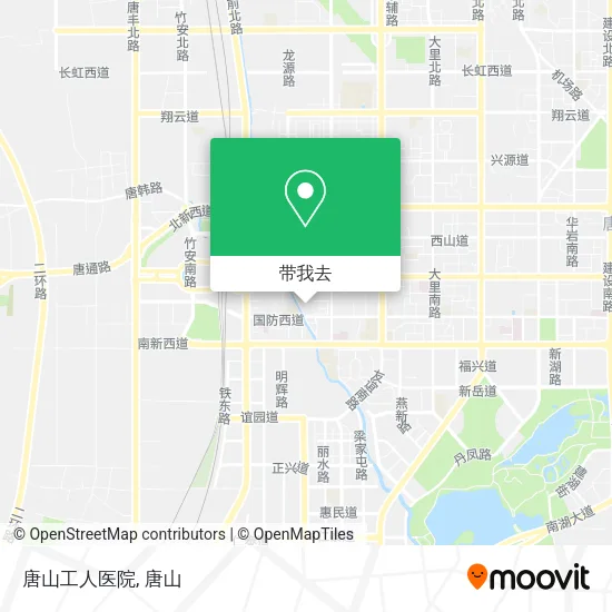 唐山工人医院地图