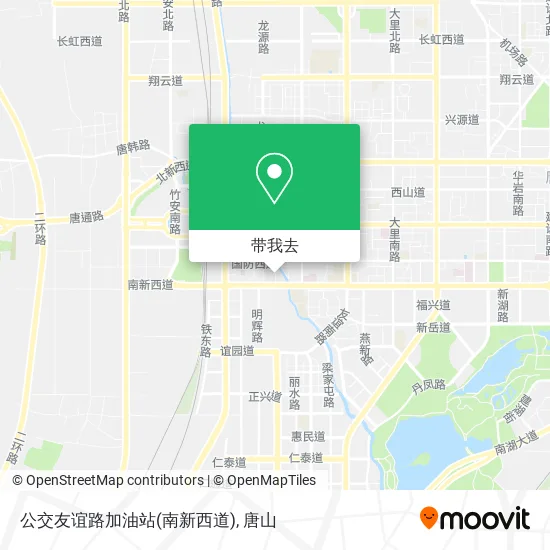 公交友谊路加油站(南新西道)地图