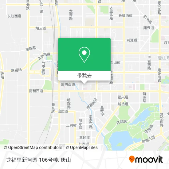 龙福里新河园-106号楼地图
