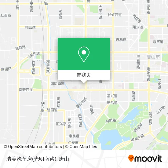 洁美洗车房(光明南路)地图