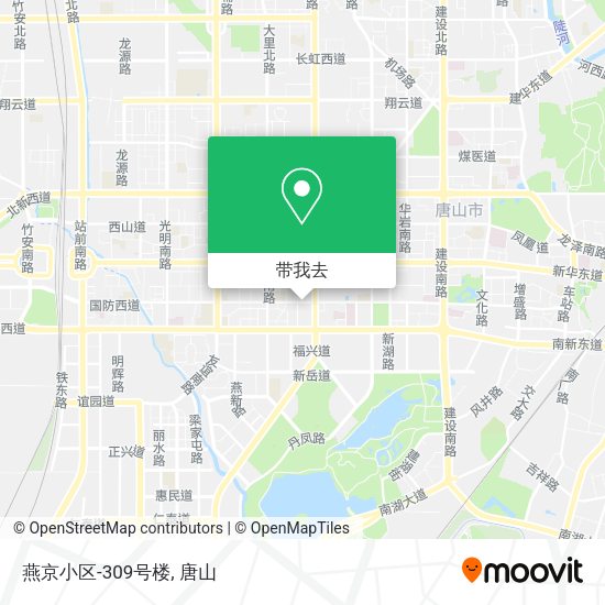 燕京小区-309号楼地图
