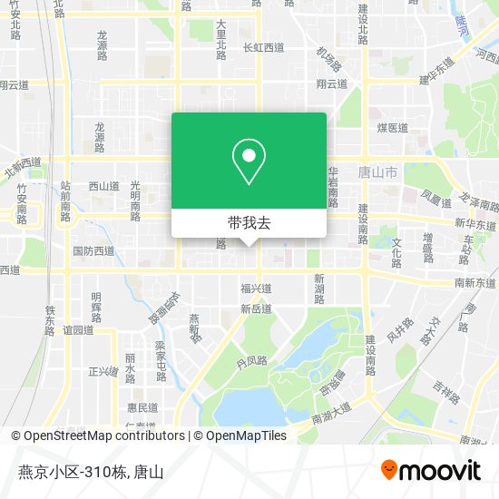 燕京小区-310栋地图