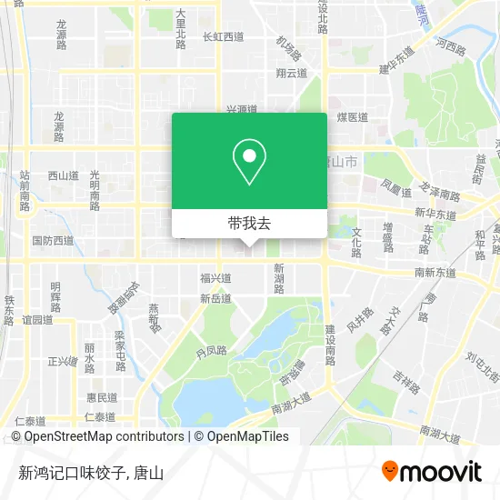 新鸿记口味饺子地图